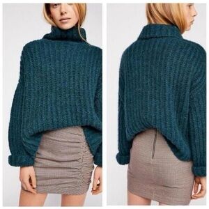 Free People Houndstooth Skirt summer minimalist Brown Size 0 Neutral Soft‎